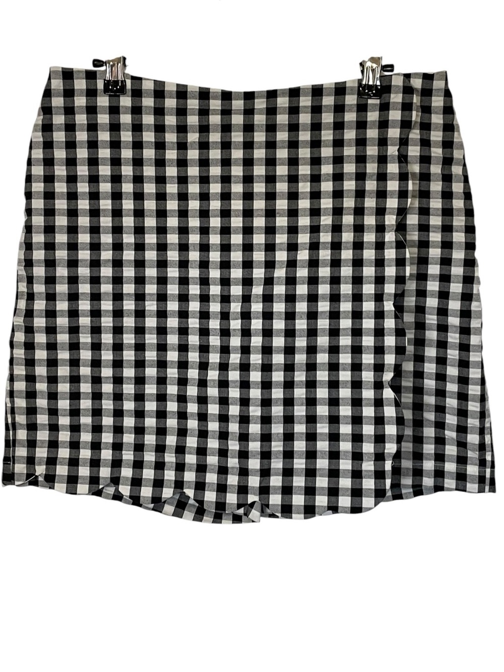 Talbots outlet Black & White Gingham Skort